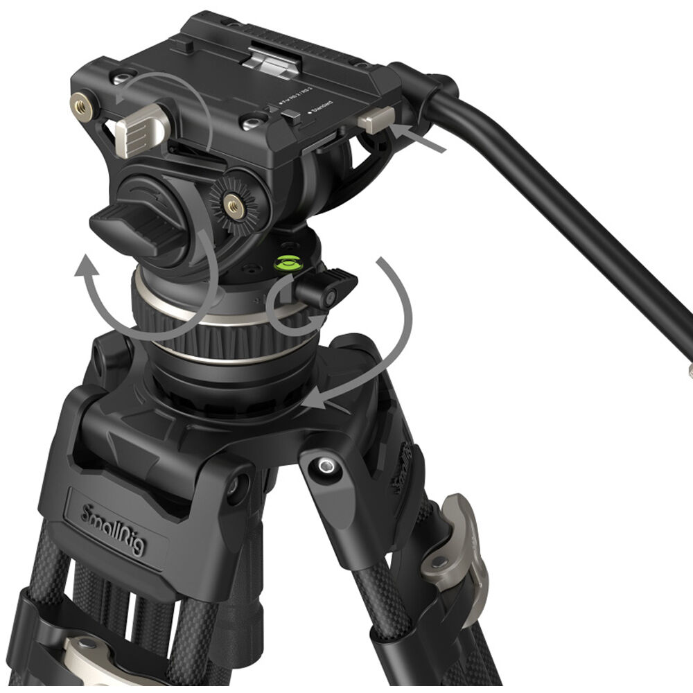 Chân máy SmallRig FreeBlazer Heavy-Duty Carbon Fiber Tripod Kit 3989 03
