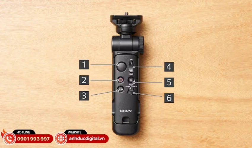 GP-VPT3 được thiết kế để các nút điều khiển chính nằm ngay dưới ngón tay cái