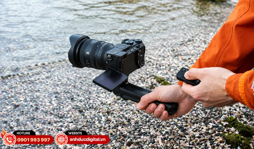 GP-VPT3 hỗ trợ tải trọng tối đa lên đến 1.5 kg phù hợp với nhiều dòng máy ảnh mirrorless