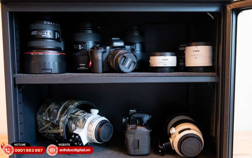 sử dụng tủ chống ẩm sai cách dẫn đến hư hại thiết bị