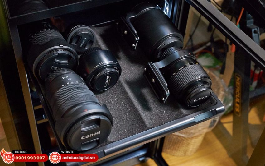 Các nhóm người dùng máy ảnh và thiết bị ghi hình cần sử dụng tủ chống ẩm