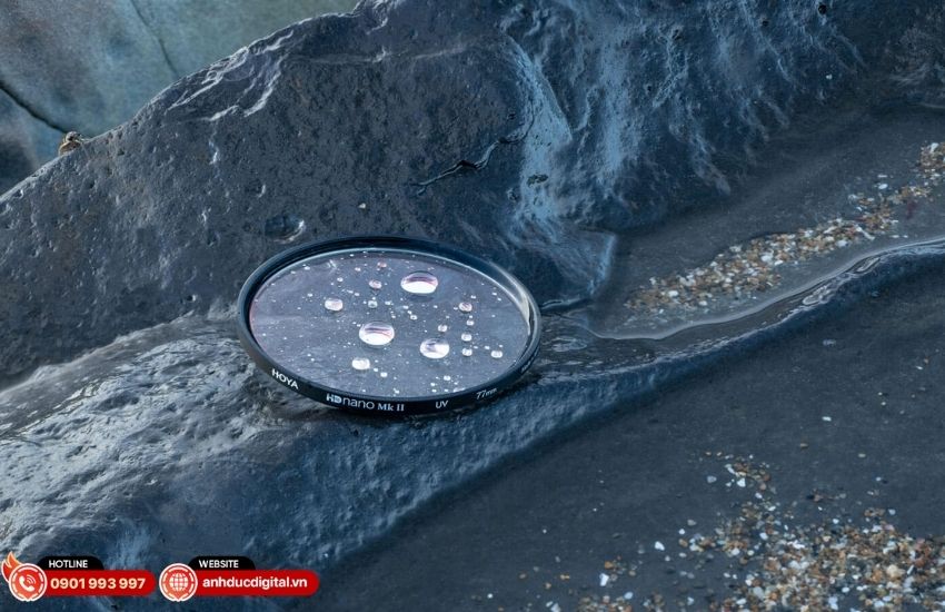 HOYA HD nano Mk II UV với lớp phủ nano siêu cứng 32 lớp chống trầy xước
