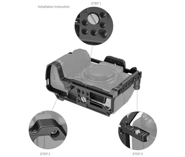 SmallRig Cage for Fujifilm X-H2S 3934 4