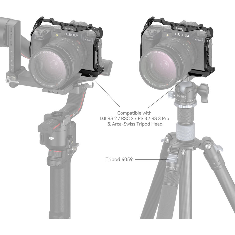 SmallRig Cage for Fujifilm X-S20 4230 05