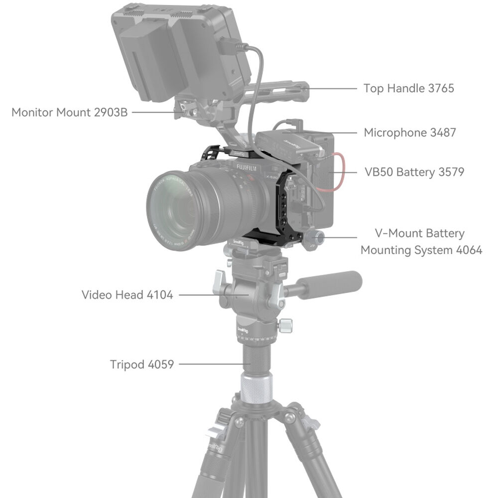 SmallRig Cage for Fujifilm X-S20 4230 07