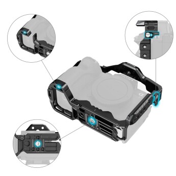 SmallRig Full Camera Cage for Sony Alpha 7 V/Alpha 7R V/Alpha 7 IV/Alpha 7S III/Alpha 1/Alpha 7R IV 3667C (Chính hãng)