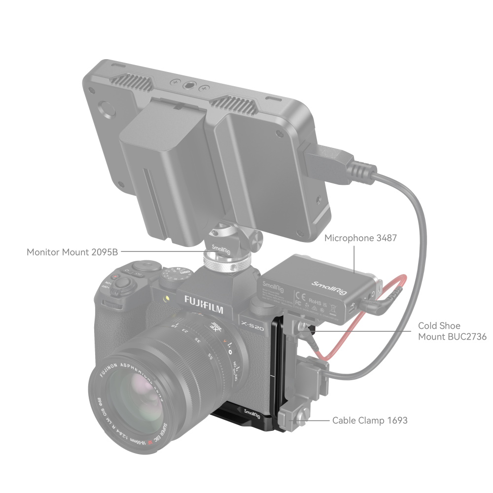 SmallRig L-Bracket for fujifilm X-S20 4231 08