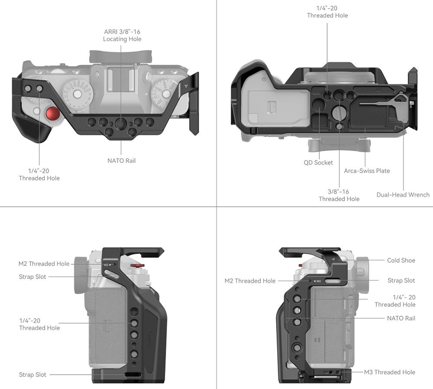 SmallRig Multifunctional Cage 4135 02