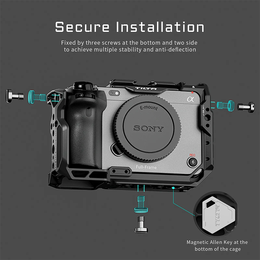 Tilta Full Camera Cage for Sony FX3FX30 V2 Black 09