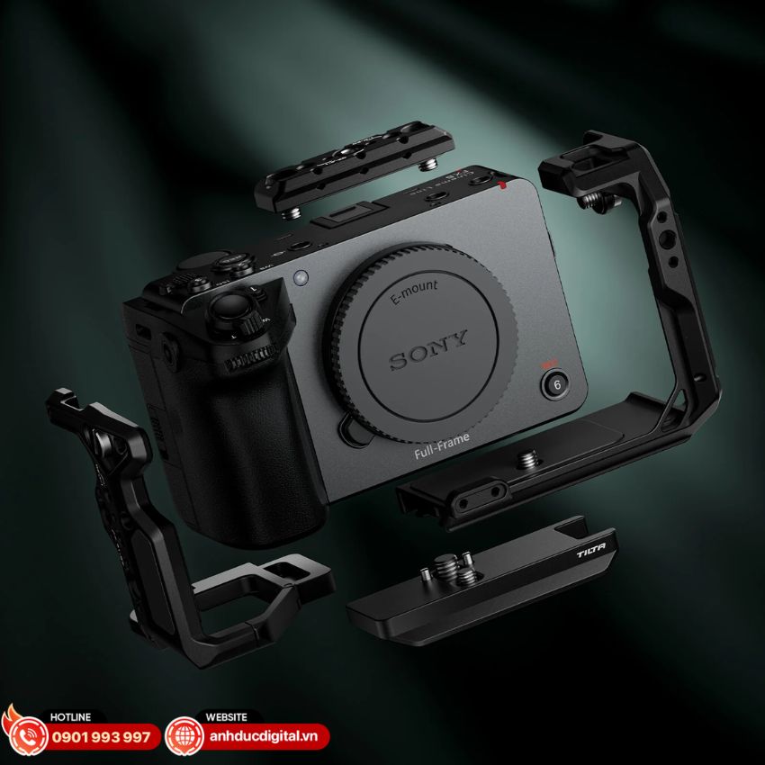 Tilta Full Camera Cage for Sony FX5 được thiết kế &ocirc;m s&aacute;t th&acirc;n m&aacute;y Sony FX5