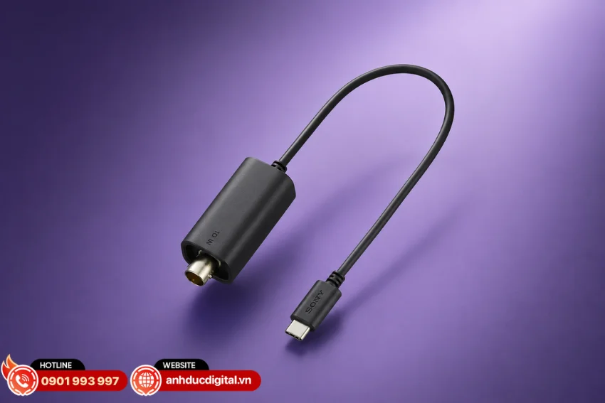 Sony VMC-BNCU1 dễ dàng mang theo và bố trí trên rig máy quay mà không gây vướng víu