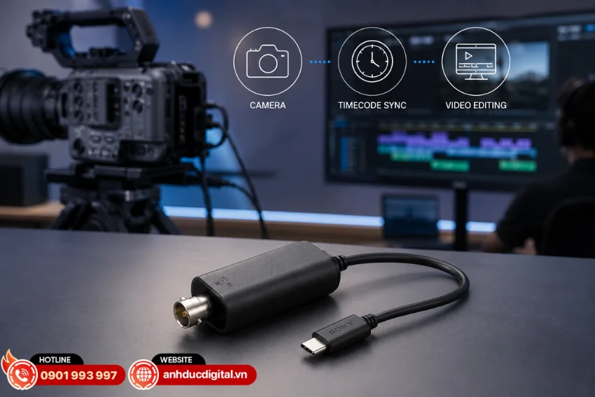 Sony VMC-BNCU1 hỗ trợ quy trình làm việc nhiều camera, giúp các tệp video được sắp xếp và đồng bộ dễ dàng hơn