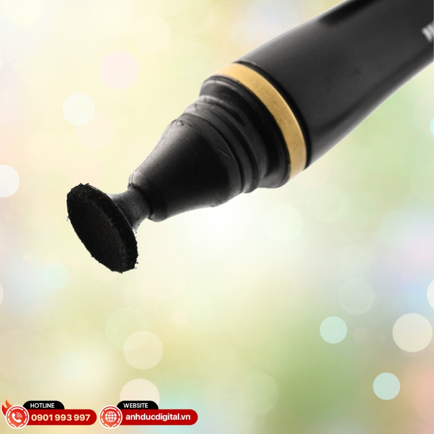 Đầu làm sạch của LensPen NLP-1 được thiết kế dạng lõm với đường kính 12mm