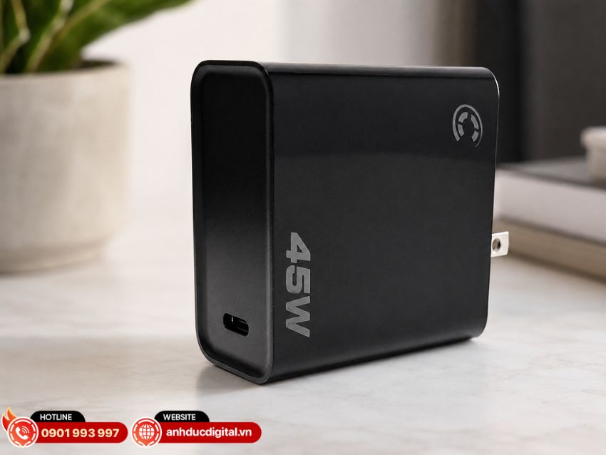 Bộ sạc Core SWX XPD-45 cung cấp c&ocirc;ng suất sạc tối đa 45W qua cổng USB-C