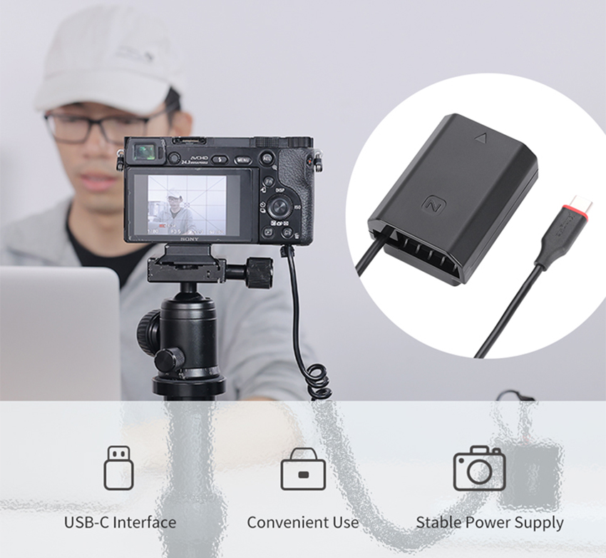 Pin ảo Dummy Kingma NP-FW50 Type C 06