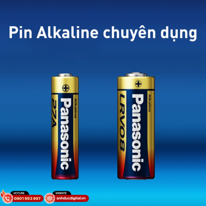 Pin Panasonic LRV08 23A 12V có mật độ năng lượng cao