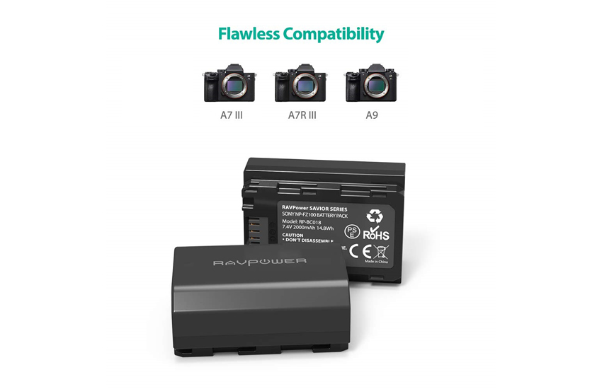 Ravpower kèm 2 pin Sony NP-FZ100 02