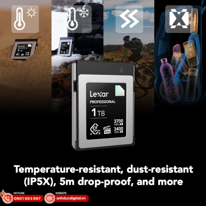 Thẻ nhớ Lexar Professional CFexpress 4.0 Type B DIAMOND Series