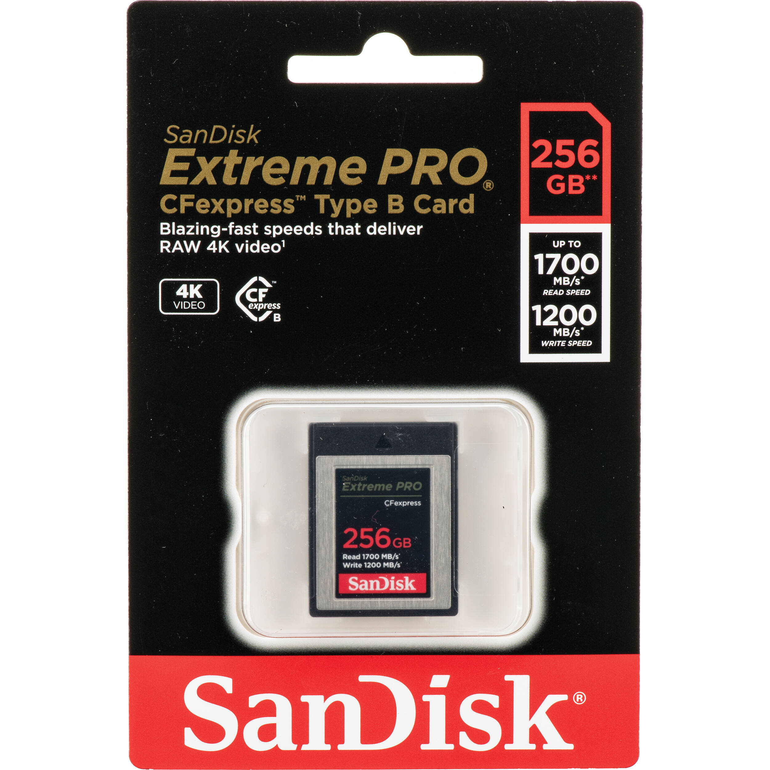 Thẻ nhớ CFexpress SanDisk 256GB 1500 MBs Extreme Pro Type B (Chính hãng) 02