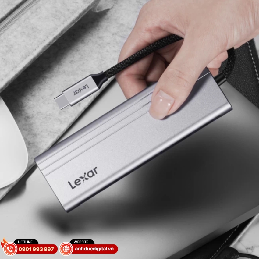 Lexar H31 hỗ trợ USB-C Power Delivery 100W