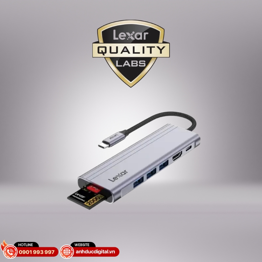 Lexar H31 có thiết kế nhỏ gọn, nhẹ nhàng và trải qua kiểm tra nghiêm ngặt