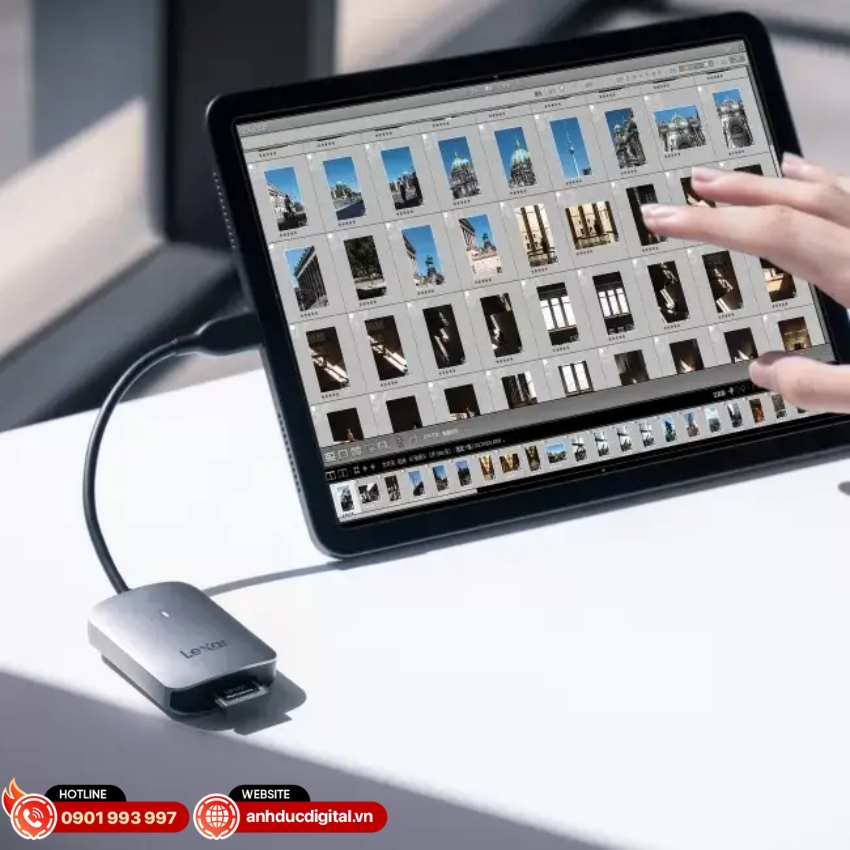 Đầu đọc thẻ Lexar CFexpress Type A USB-C Reader chuẩn USB 3.2 Gen 2 hiện đại