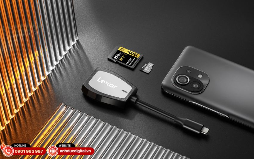 đầu đọc thẻ USB-C Dual-Slot Reader