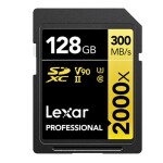 Thẻ nhớ Lexar 128GB Professional 2000x SDHC/SDXC UHS-II V90 300MB/s 260MB/s (Chính hãng)