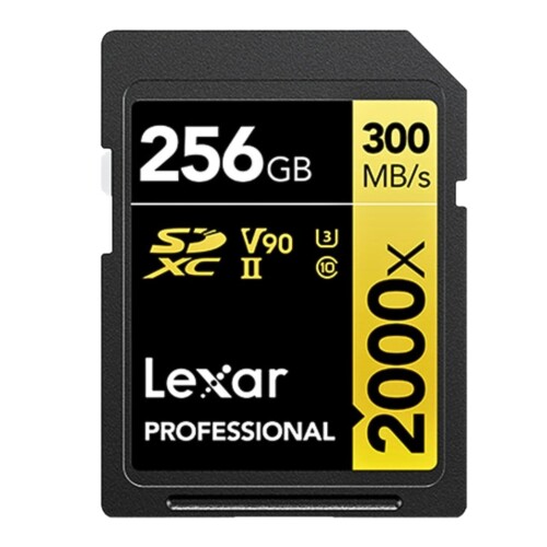 Thẻ nhớ Lexar 256GB Professional 2000x SDHC/SDXC UHS-II V90 300MB/s 260MB/s (Chính hãng)
