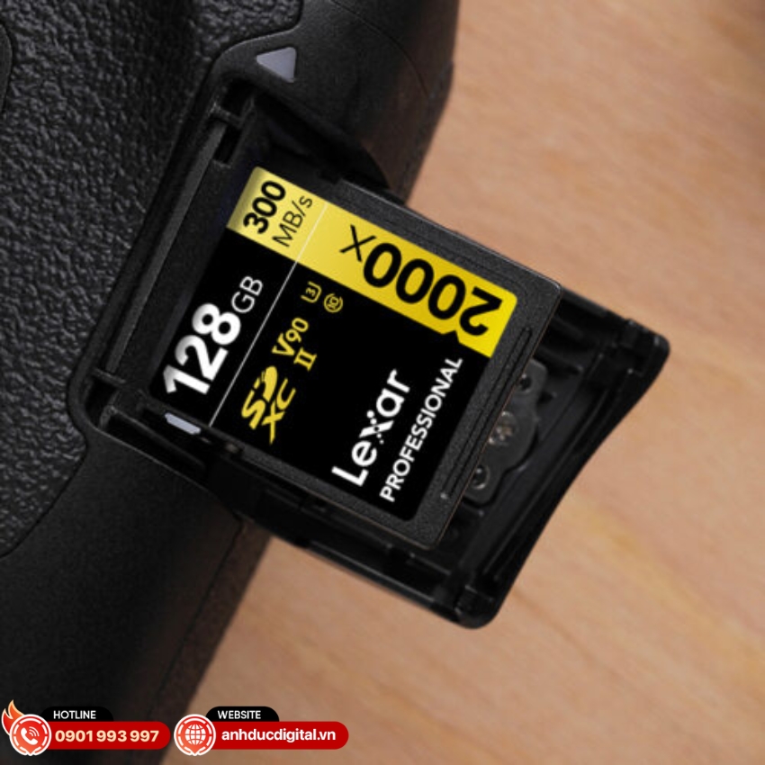 Lexar Professional 2000x SDHC/SDXC UHS-II tối ưu cho thiết bị quay chuyên nghiệp