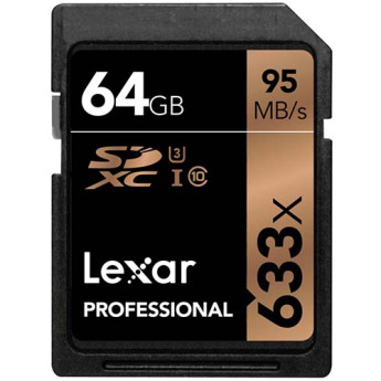 Thẻ nhớ Lexar Professional 633x UHS-I SDHC 64GB 95MB/s (Chính hãng)