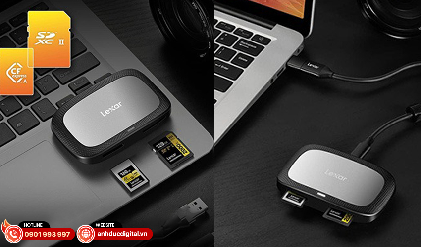Lexar Professional CFexpress Type A SD USB 3.2 Gen 2 Reader 4