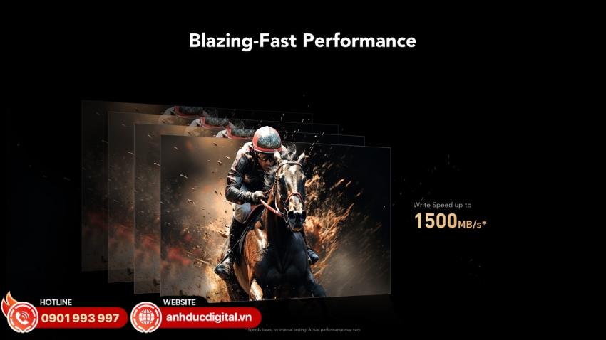 Thẻ nhớ Lexar Professional CFexpress Type B GOLD Series có tốc độ đọc lên tới 1900 MB/s và ghi 1500 MB/s