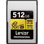 Thẻ nhớ Lexar 512GB Professional GOLD CFexpress 4.0 Type A Card 1800MB/s 1650MB/s (Chính hãng)