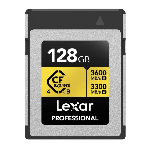 Thẻ nhớ Lexar 128GB Professional GOLD CFexpress 4.0 Type B Card (Chính hãng)