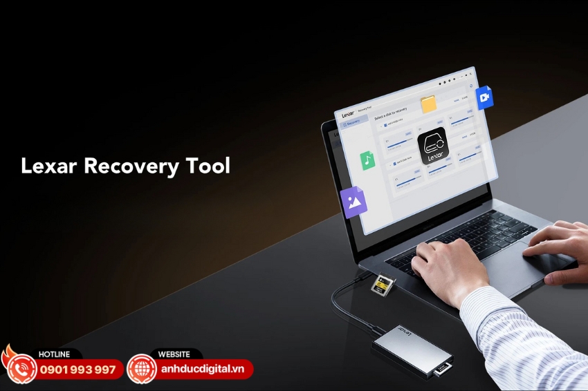 Lexar Professional GOLD CFexpress 4.0 Type B đi kèm Lexar Recovery Tool