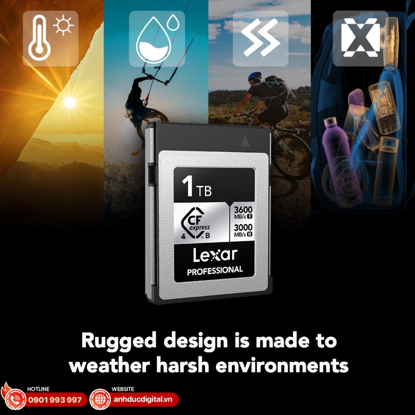 Thẻ nhớ Lexar Professional CFexpress 4.0 Type B SILVER Series