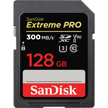 Thẻ nhớ SDXC Sandisk 128GB 300MB/s Extreme Pro UHS-II (Chính Hãng)