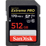 Thẻ nhớ SDXC Sandisk 512GB 170Mb/s Extreme Pro UHS-I (Chính hãng)