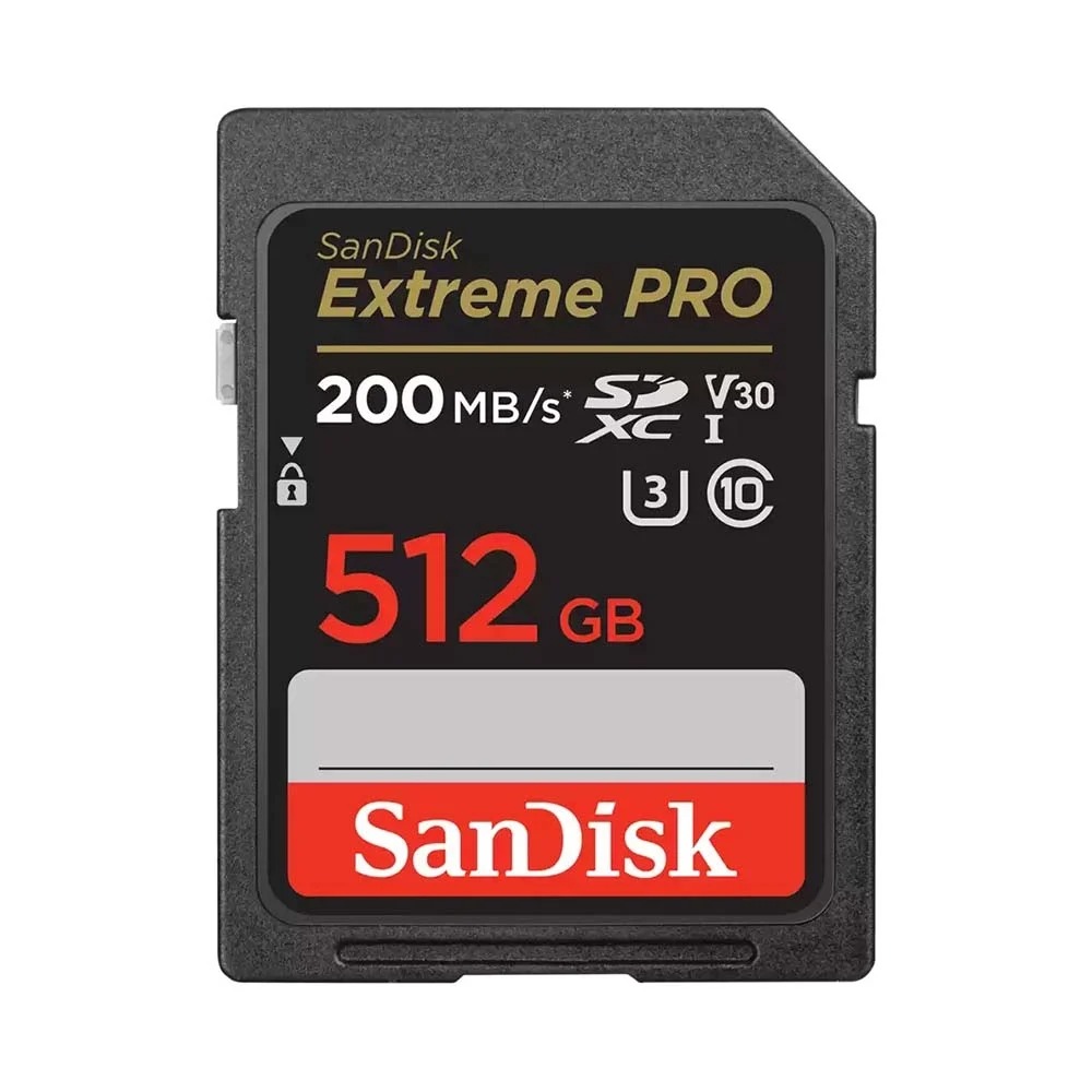 Thẻ nhớ SDXC SanDisk Extreme Pro U3 V30 512GB 200MBs 01
