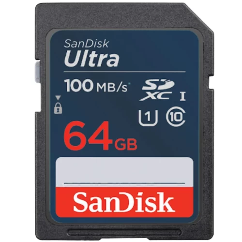 Thẻ nhớ SDXC Sandisk Ultra 64GB Class 10 100MB/s SDSDUNR-064G-GN3IN (Chính hãng)