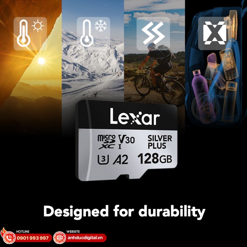Thẻ nhớ MicroSDXC Lexar Professional Silver Plus UHS-I U3