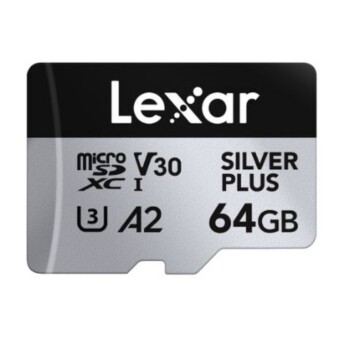 Thẻ nhớ Lexar 64GB SILVER PLUS microSDXC™ UHS-I Card V30 205MB/s 100MB/s (Chính hãng)