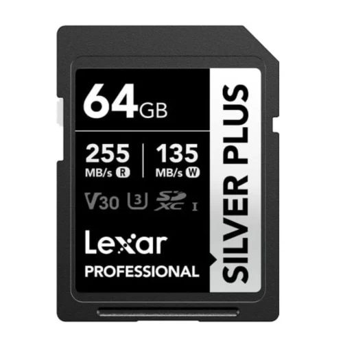 Thẻ nhớ Lexar 64GB Professional SILVER PLUS UHS-I SDXC Card V30 255MB/s 180MB/s (Chính hãng)