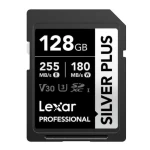 Thẻ nhớ Lexar 128GB Professional SILVER PLUS UHS-I SDXC Card V30 255MB/s 180MB/s (Chính hãng)