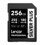 Thẻ nhớ Lexar 256GB Professional SILVER PLUS UHS-I SDXC Card V30 255MB/s 180MB/s (Chính hãng)