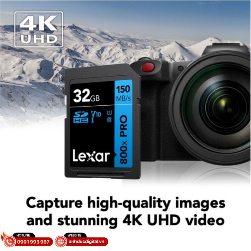 Thẻ nhớ Lexar Professional 800x PRO