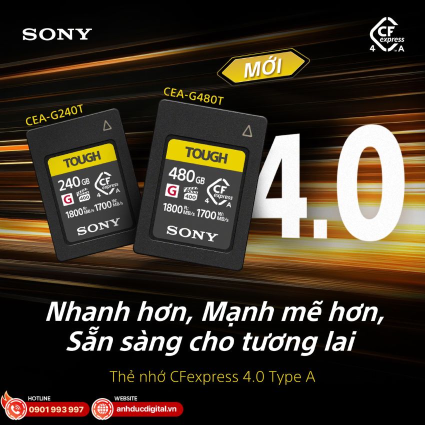 Thẻ nhớ Sony CFexpress Type A 240GB CEA-G240T