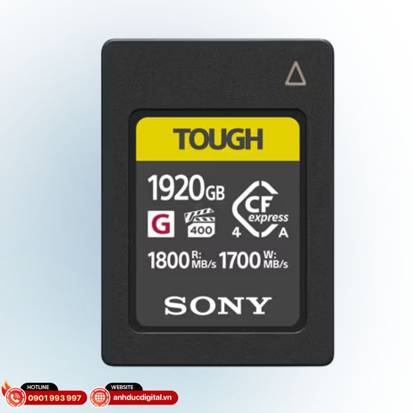 Độ bền TOUGH IP57 của thẻ nhớ Sony CFexpress