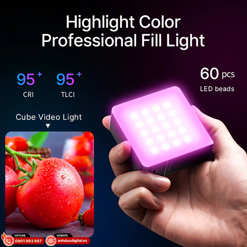 Đèn LED Ulanzi VL49 Pro RGB 01
